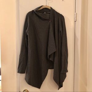 Bobeau Dark Gray Poncho-Like Swearer, size L